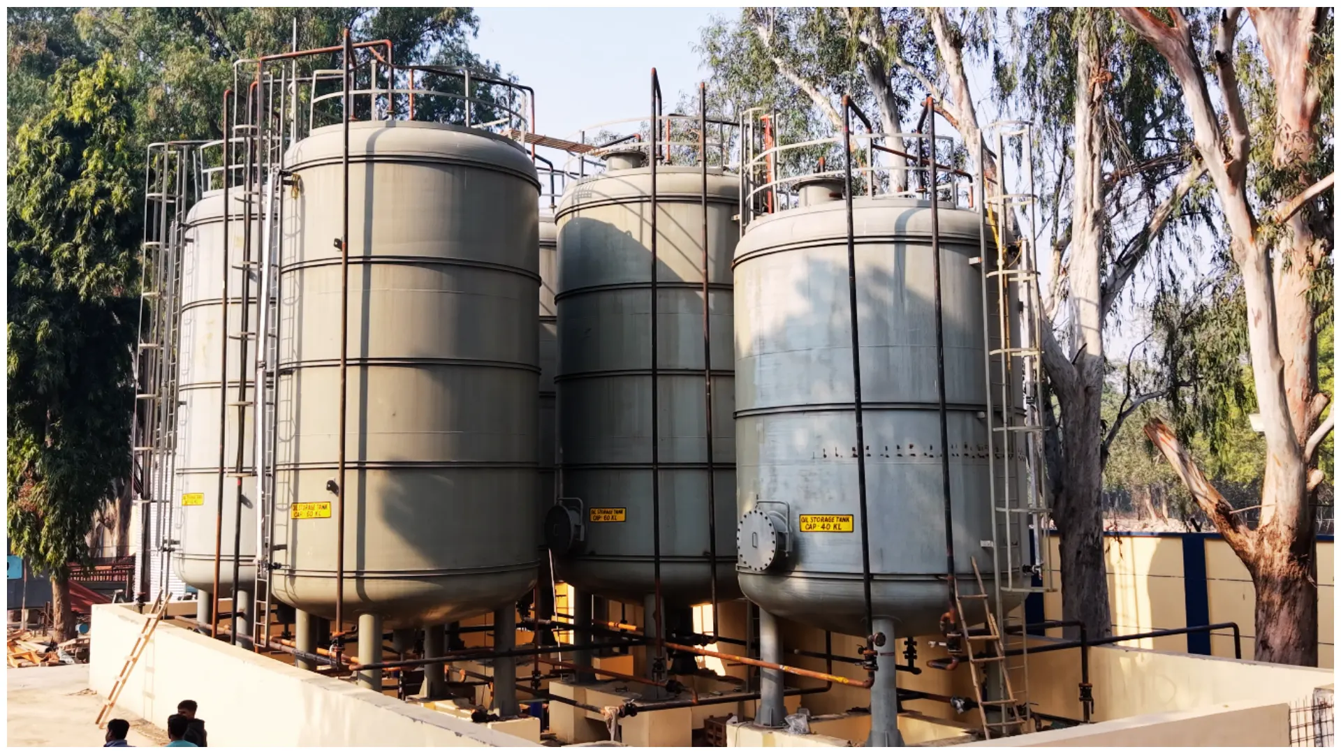 Oil storage capacity